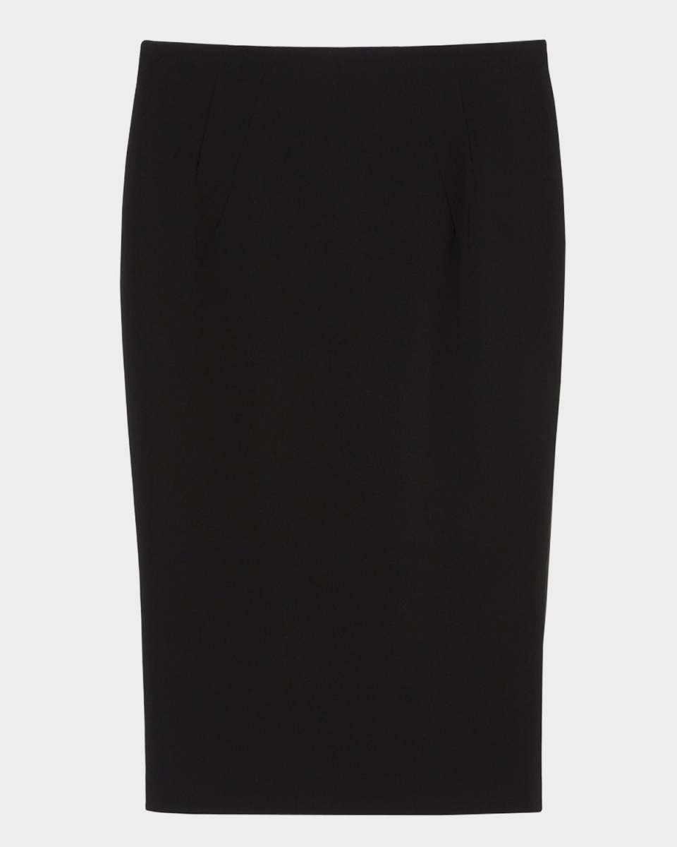 Plus Size Osaka Cady Midi Pencil Skirt